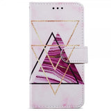 iPhone 15 Pro Fodral Motiv Trianglar Marmor