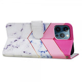 iPhone 15 Pro Fodral Motiv Vit Marmor