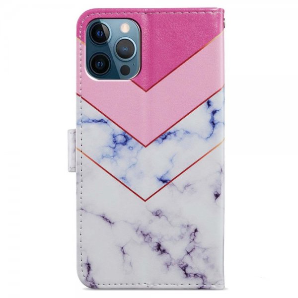iPhone 15 Pro Fodral Motiv Vit Marmor