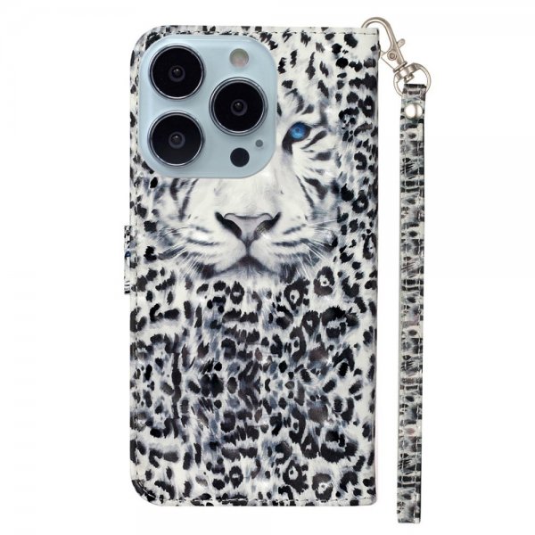 iPhone 15 Pro Fodral Motiv Vit Tiger