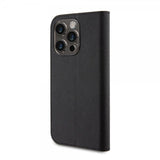 Karl Lagerfeld iPhone 15 Pro Fodral NFT Karl & Choupette Patch Saffiano Svart