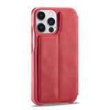 Lc.Imeeke iPhone 15 Pro Fodral Retro Röd