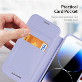 Dux Ducis iPhone 15 Pro Fodral Skin X Pro Series MagSafe Lila