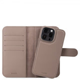 holdit iPhone 15 Pro Fodral Wallet Case Magnet Plus Mocha Brown
