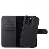 holdit iPhone 15 Pro Fodral Wallet Case Magnet Plus Svart