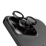 PanzerGlass iPhone 15 Pro/iPhone 15 Pro Max Kameraskydd Hoops Black Titanium
