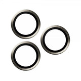 PanzerGlass iPhone 15 Pro/iPhone 15 Pro Max Kameraskydd Hoops Natural Titanium