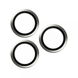 PanzerGlass iPhone 15 Pro/iPhone 15 Pro Max Kameraskydd Hoops White Titanium