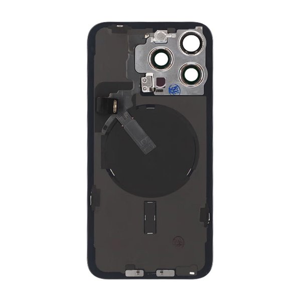 iPhone 15 Pro Max Baksida Glas Komplett OEM - Titanblå