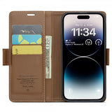 CaseMe iPhone 15 Pro Max Fodral 023 Series Brun