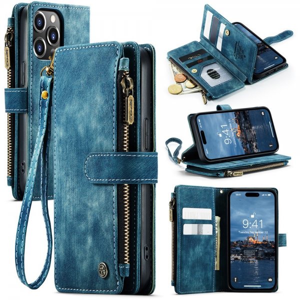 CaseMe iPhone 15 Pro Max Fodral C30 Series Petrol