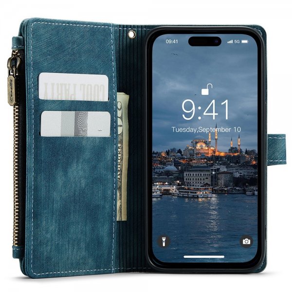 CaseMe iPhone 15 Pro Max Fodral C30 Series Petrol