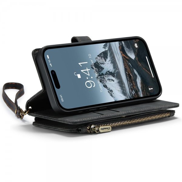 CaseMe iPhone 15 Pro Max Fodral C30 Series Svart