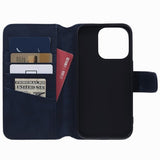 Nordic Covers iPhone 15 Pro Max Fodral Essential Leather Heron Blue