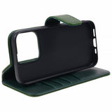 Nordic Covers iPhone 15 Pro Max Fodral Essential Leather Juniper Green