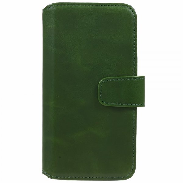 Nordic Covers iPhone 15 Pro Max Fodral Essential Leather Juniper Green