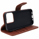 Nordic Covers iPhone 15 Pro Max Fodral Essential Leather Maple Brown