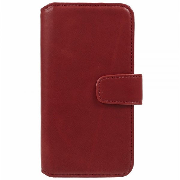 Nordic Covers iPhone 15 Pro Max Fodral Essential Leather Poppy Red