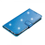 iPhone 15 Pro Max Fodral Glitter Blå