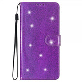 iPhone 15 Pro Max Fodral Glitter Lila
