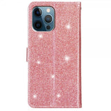 iPhone 15 Pro Max Fodral Glitter Roseguld