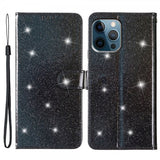 iPhone 15 Pro Max Fodral Glitter Svart