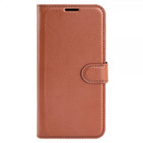 iPhone 15 Pro Max Fodral Litchi Brun