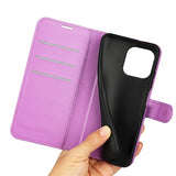 iPhone 15 Pro Max Fodral Litchi Lila
