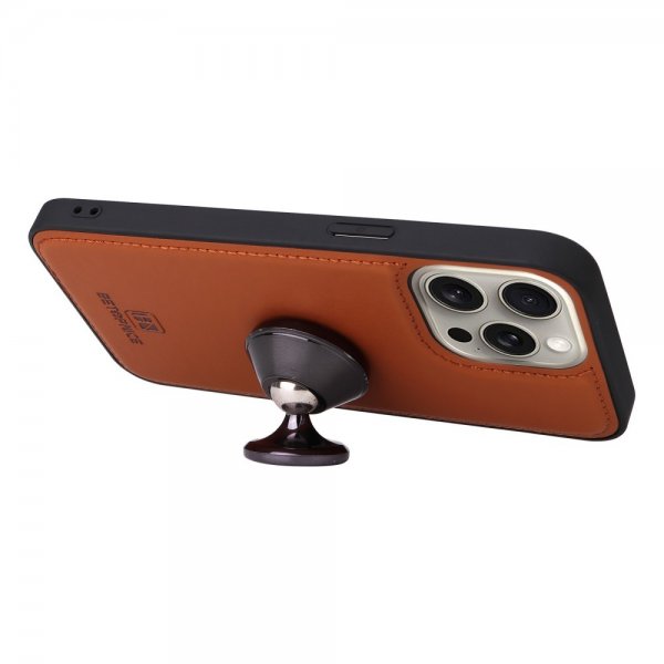 Betopnice iPhone 15 Pro Max Fodral med Löstagbart Skal 005 Brun