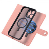 VILI iPhone 15 Pro Max Fodral med Löstagbart Skal GHB Series MagSafe Rosa