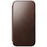 Nomad iPhone 15 Pro Max Fodral Modern Leather Folio Horween Rustic Brown