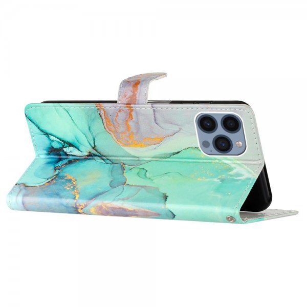 iPhone 15 Pro Max Fodral Motiv Marmor Grön