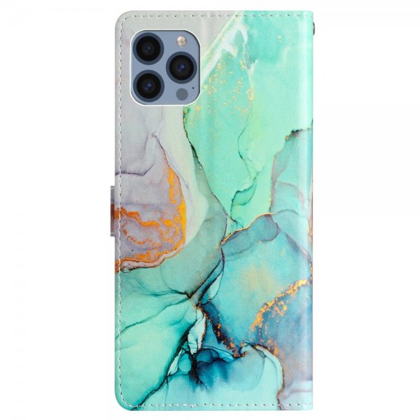iPhone 15 Pro Max Fodral Motiv Marmor Grön