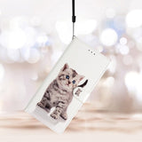 iPhone 15 Pro Max Fodral Motiv Kattunge Vit