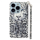 iPhone 15 Pro Max Fodral Motiv Vit Tiger