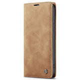 CaseMe iPhone 15 Pro Max Fodral Retro Flip Brun