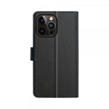 Xqisit iPhone 15 Pro Max Fodral Slim Wallet Selection Svart