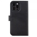 Holdit iPhone 15 Pro Max Fodral Wallet Case Magnet Plus Svart