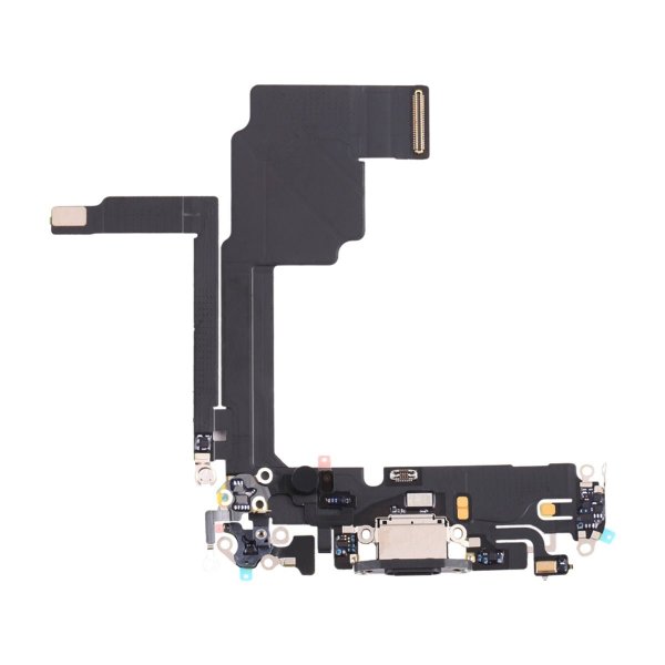 iPhone 15 Pro Max Laddkontakt med Flexkabel - Svart