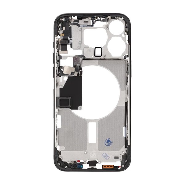 iPhone 15 Pro Max Mittenram med smådelar OEM - Titansvart