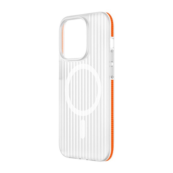 iPhone 15 Pro Max Skal Korrugerad MagSafe Orange