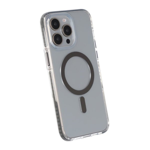 iPhone 15 Pro Max Skal Stöttålig MagSafe Grå