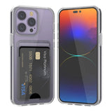 Rvelon iPhone 15 Pro Max Skal Korthållare Transparent