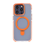 iPhone 15 Pro Max Skal MagSafe Utfällbar med Stativ Orange