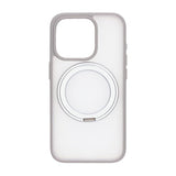 iPhone 15 Pro Max Skal Roterbart MagSafe Stativ Transparent