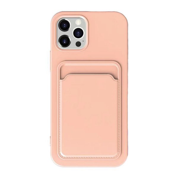 iPhone 15 Pro Max Skal Korthållare Rosa