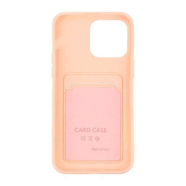 iPhone 15 Pro Max Skal Korthållare Rosa