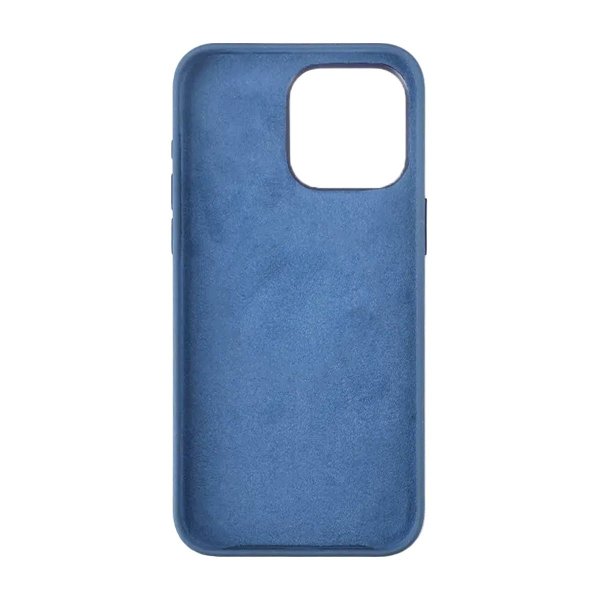 Rvelon iPhone 15 Pro Max Skal Silikon Mörkblå