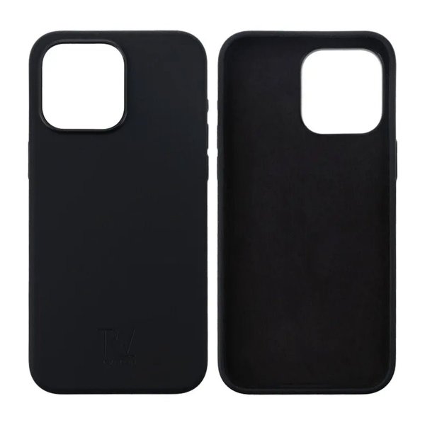 Rvelon iPhone 15 Pro Max Skal Silikon Svart