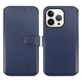 Rvelon iPhone 15 Pro Max Fodral Äkta Läder Blå
